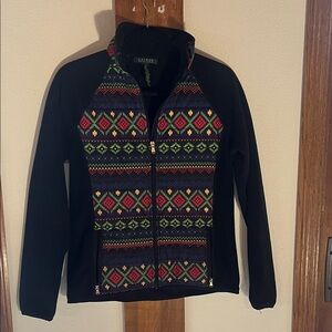Lauren Ralph Lauren Patterned Zip-Up Jacket
